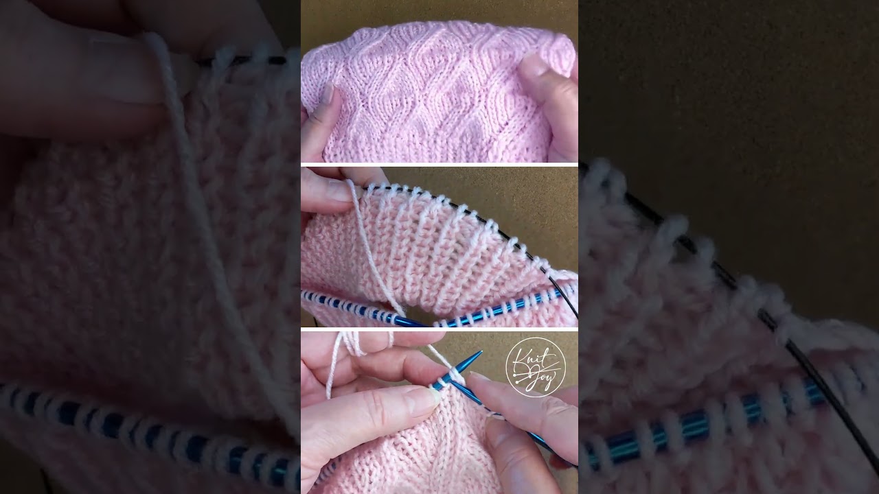 This hat grows before your eyes #KnitHatPattern #258