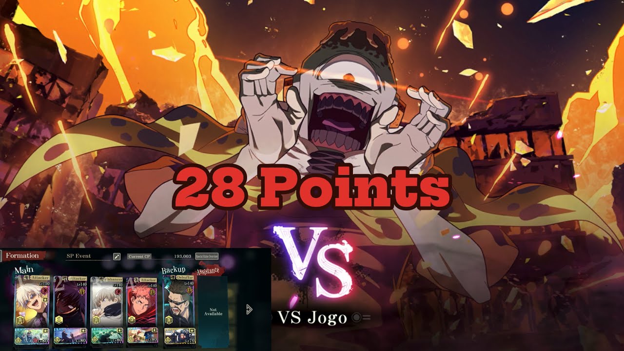 (GLB) Событие IR - VS Jogo - 28 очков - Парад призраков в Jujustu Kaisen!