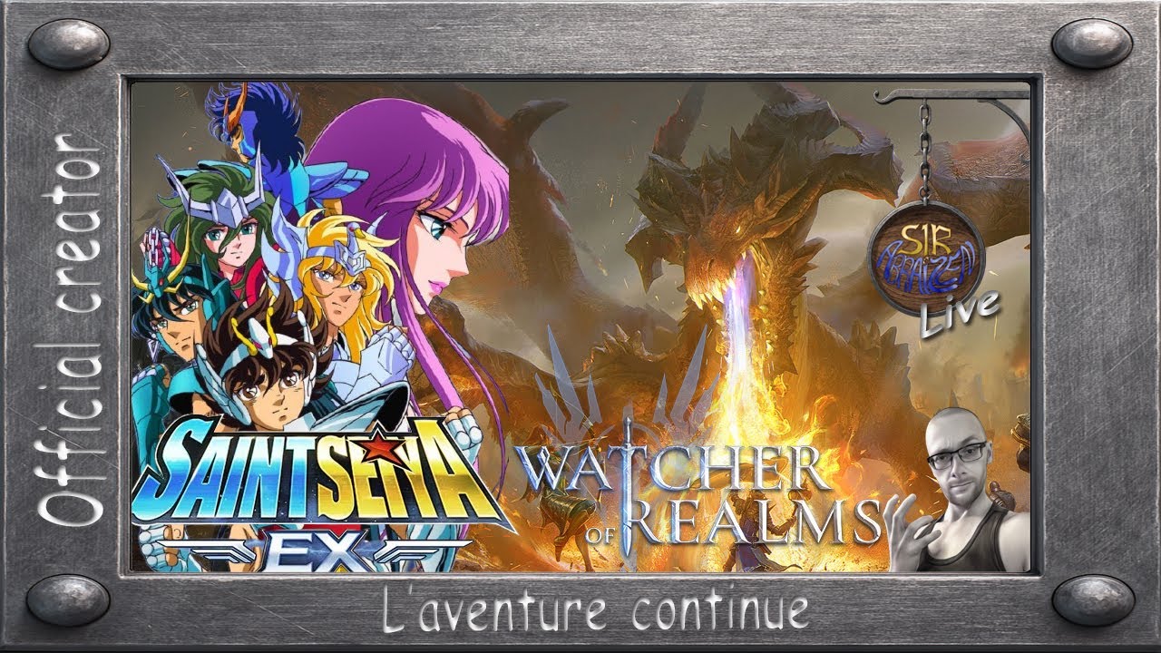 LIVE de noel surprise  :  Saint Seiya EX + watcher of Realms