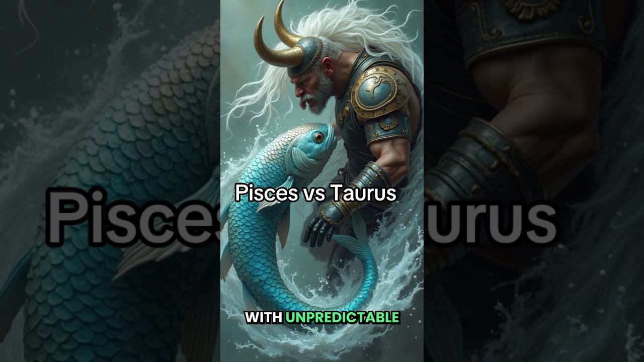 Pisces vs Taurus #astrology #zodiacsigns #zodiac #horoscope #pisces #taurus