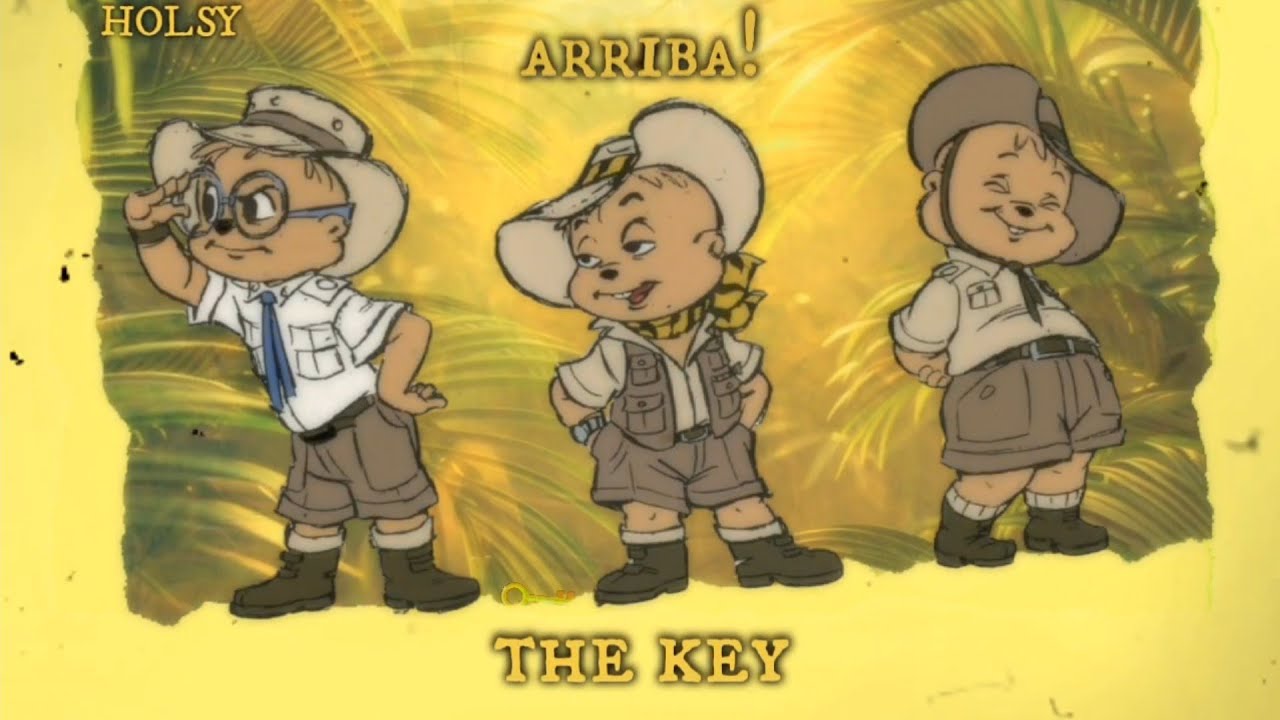 The Key || The Chipmunks || LYRICS || 80s Gen