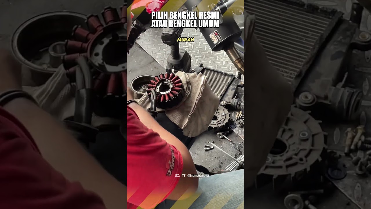 pilih servis di bengkel resmi atau bengkel umum #shorts #trending