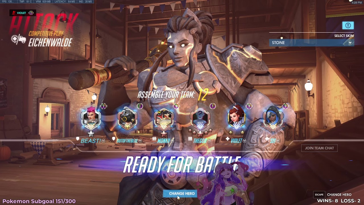 VIOLET RANK #1 BRIGITTE GAMEPLAY! OVERWATCH SEASON 24 TOP 500