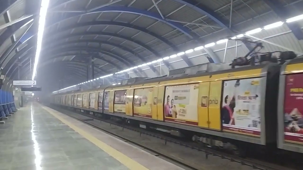 DMRC BLUE LINE (PNB LIVERY) Departing Dwarka Sector-13 for Vaishali (Ghaziabad)