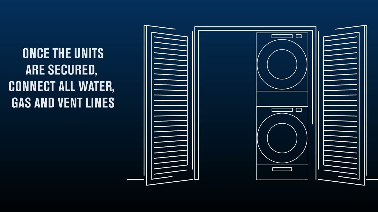 How to Stack a Maytag&reg; Washer and Dryer