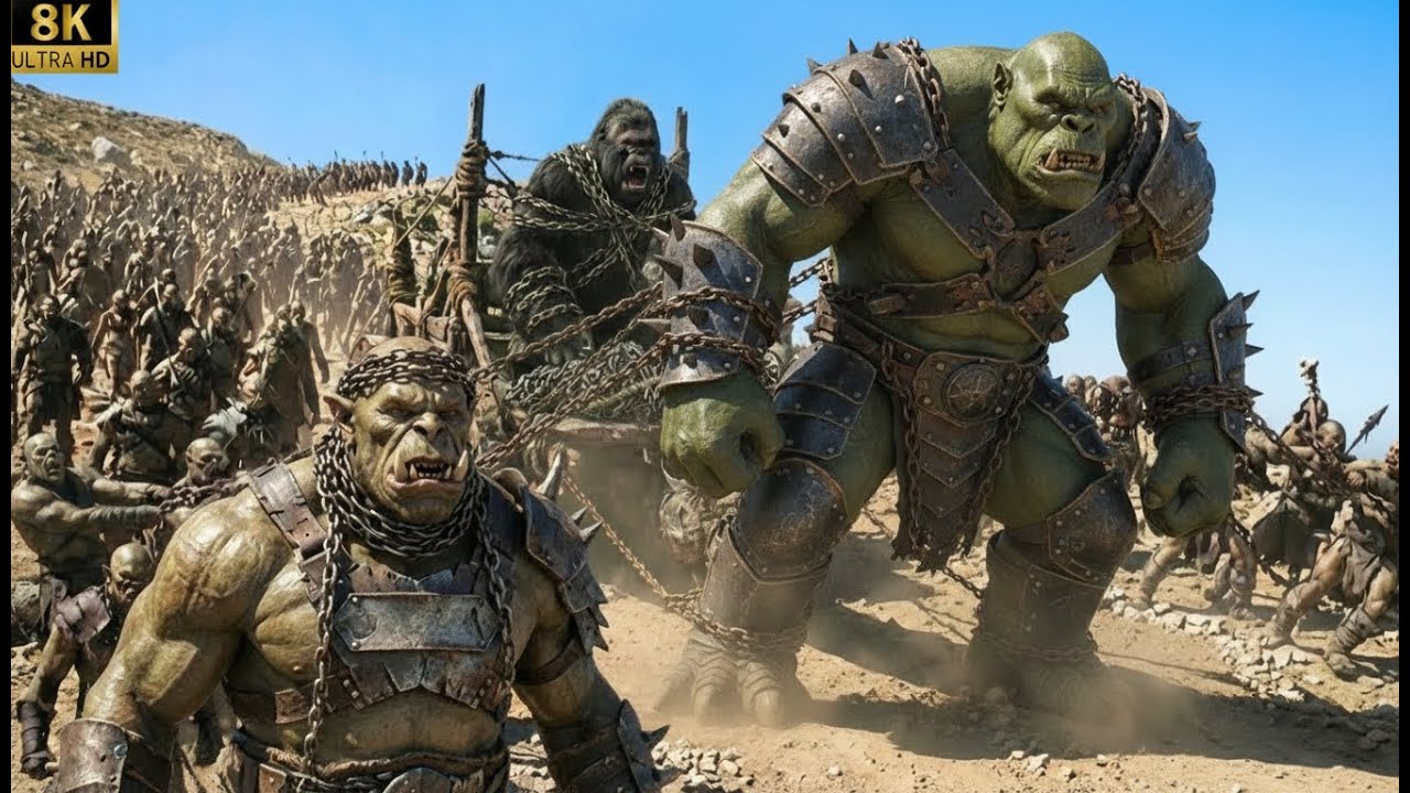 King Kong vs  Orcs The Collaboration Of Military Forces And Titans