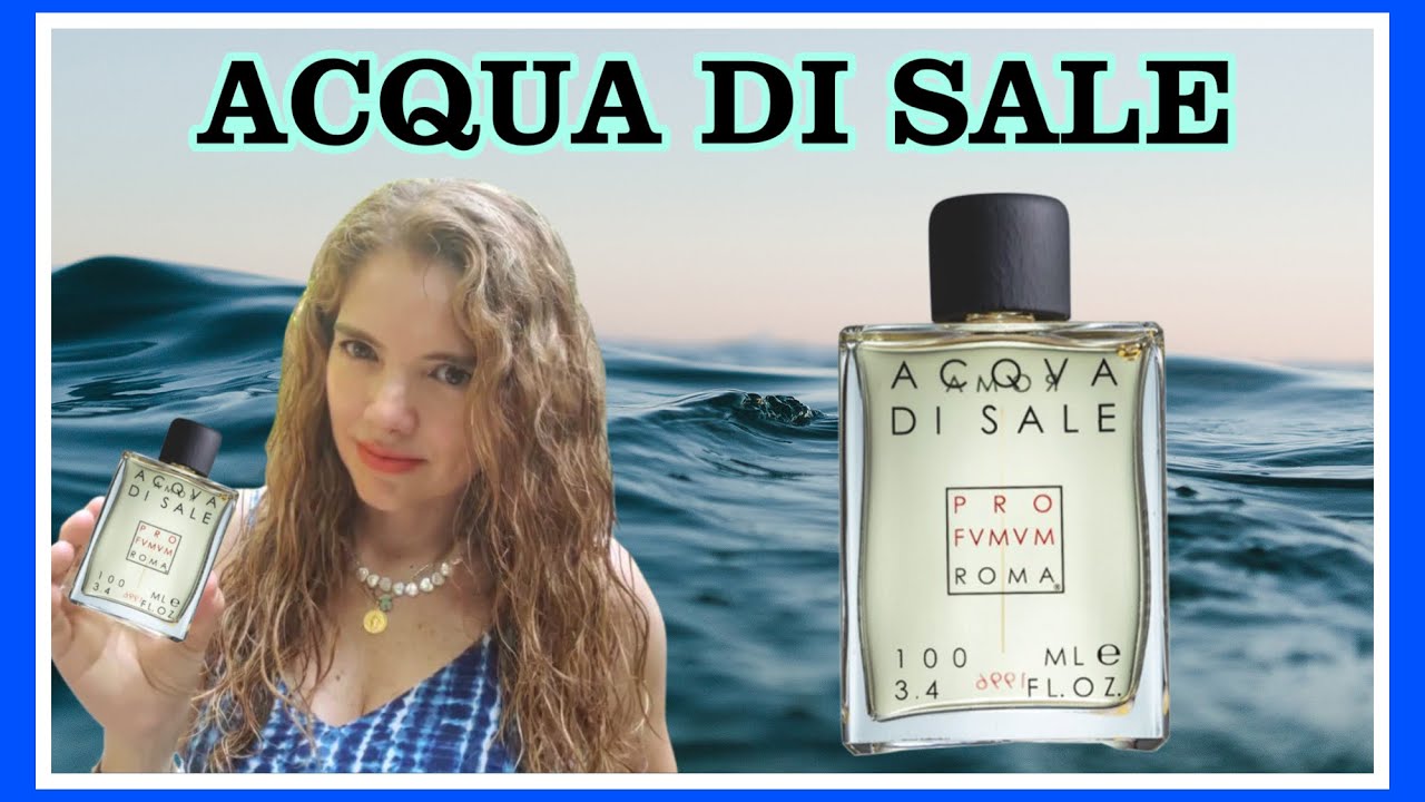 ACQUA DI SALE de PROFUMUM ROMA I La Frescura 🌊 Marina en una botella I Perfume Acuatico I RESEÑA