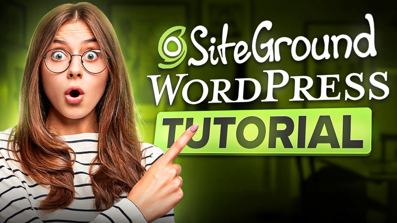 SiteGround WordPress Tutorial (2026) 🔥 | Step-by-Step Website Setup for Beginners