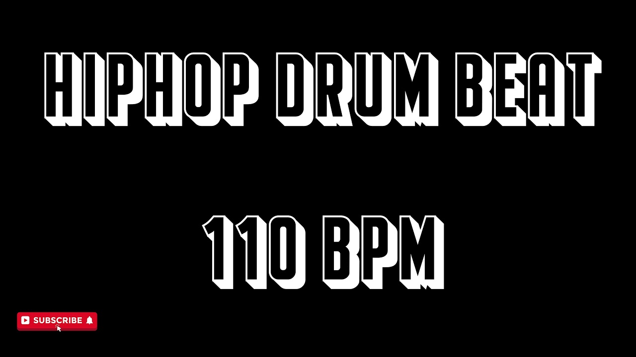 HIP HOP DRUM BEAT 110 BPM / INSPIRING