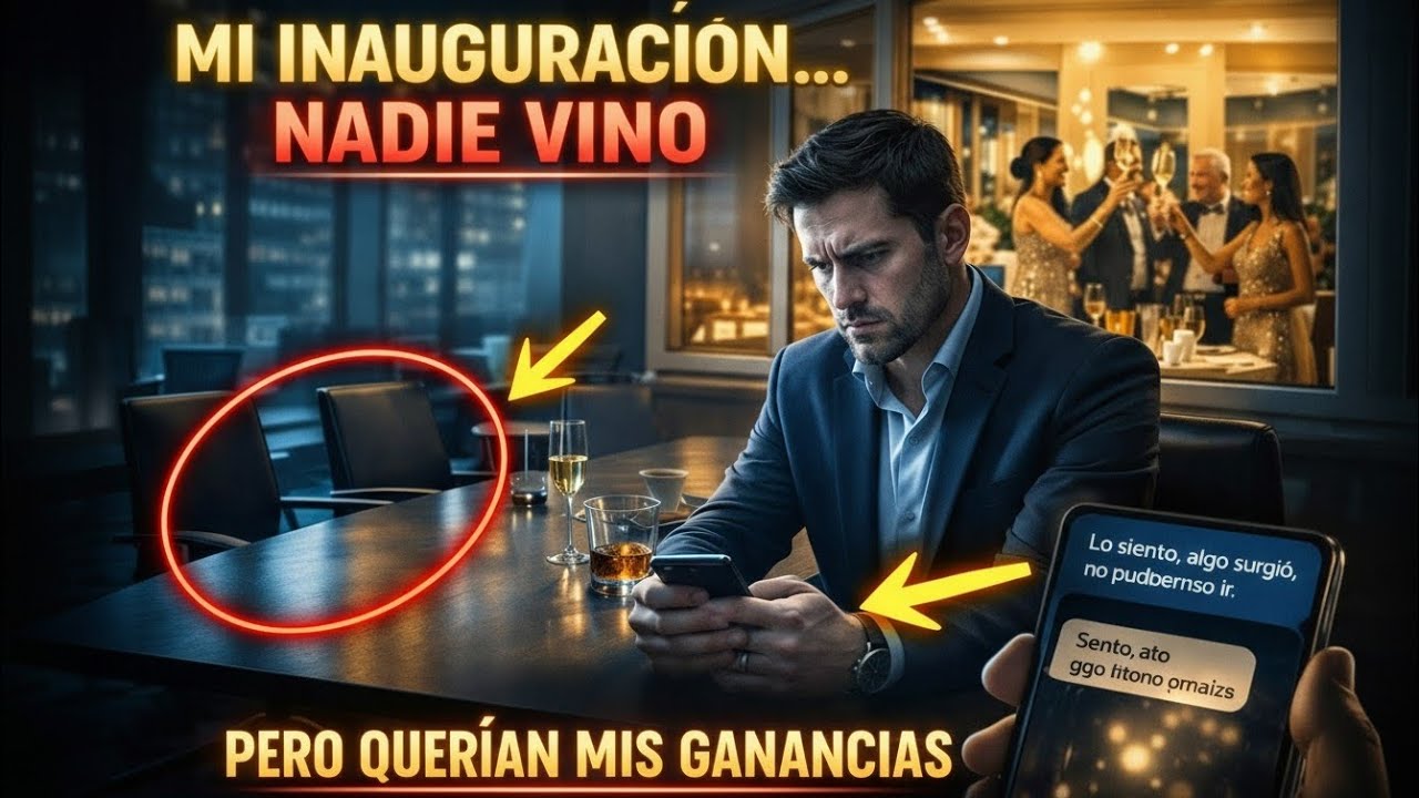 NADIE fue a la inauguración de mi empresa… pero querían MIS GANANCIAS