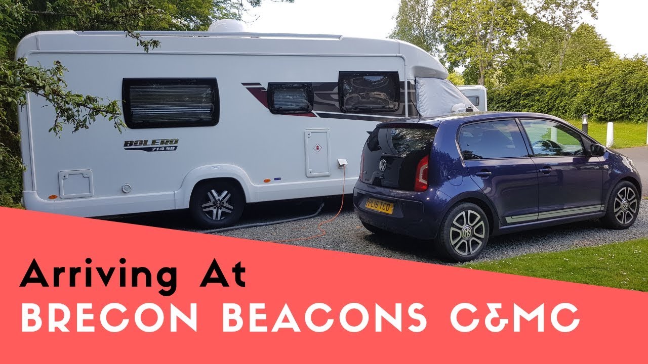 Arriving At Brecon Beacons Caravan And Motorhome Club Site | Welsh Tour 2019