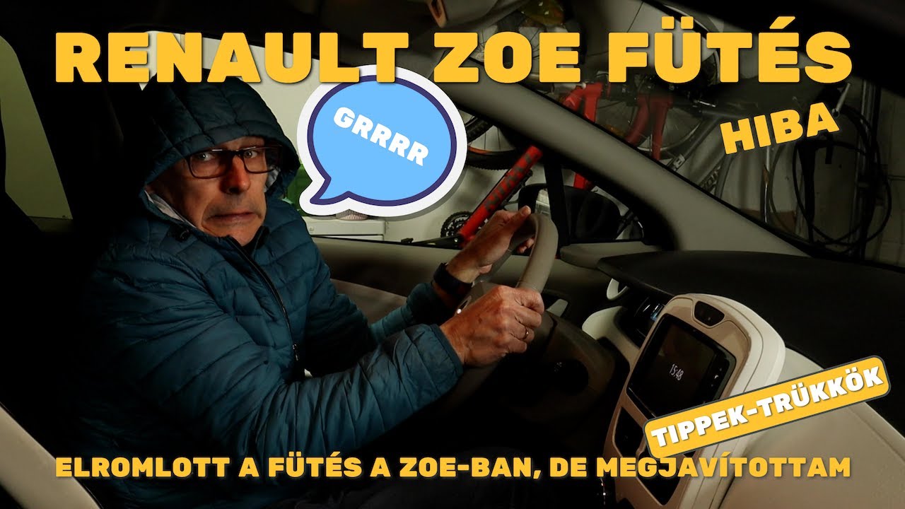 Renault Zoe nem működik a fűtés