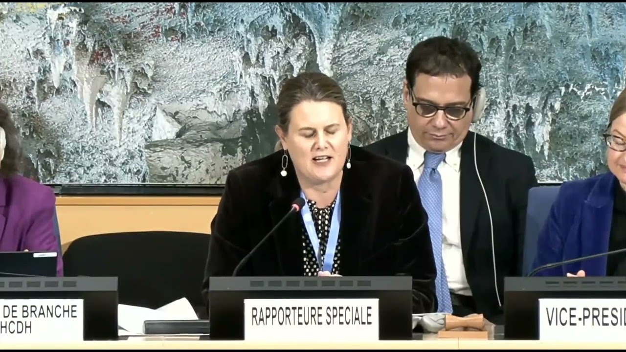 HRC61：联合国刑问题特别报告员爱丽丝.吉尔.爱德华兹女士在3月3日议题3回应中国代表的发言内容