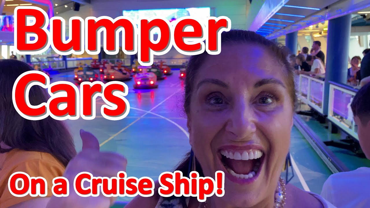 Bumper Cars on a Cruise Ship - We Take a Ride on Quantum of the Seas Seaplex Bumper CarsFinal 1
