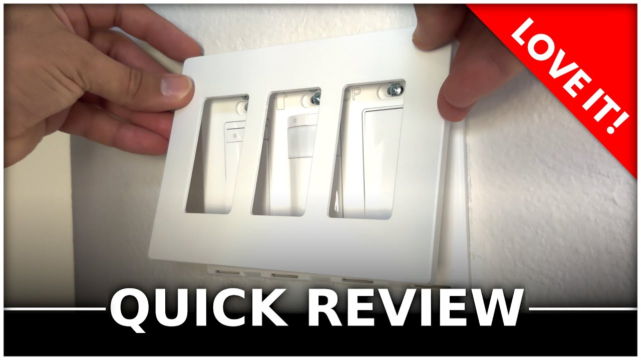 ENERLITES Screwless Wall Cover Plates Install