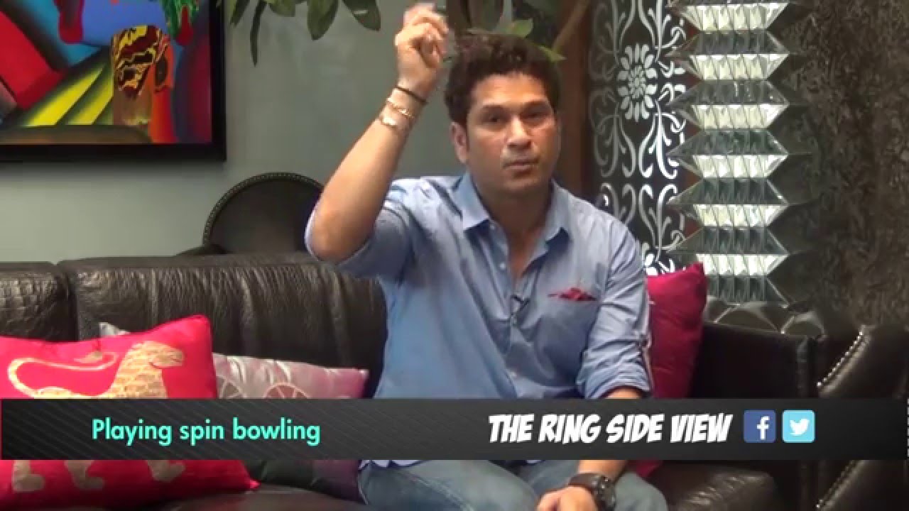 Sachin Tendulkar interview - Playing spin bowling