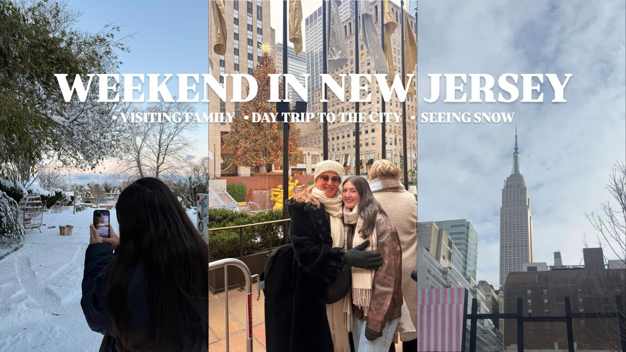 GOING BACK HOME FOR THE WEEKEND🗽🤍🥯❄️