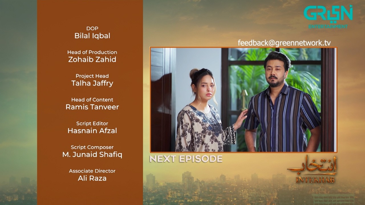 Intekhab Episode 35 Teaser | 30th July 2026 | Sukaina Khan - Fahad Sheikh | Green TV Entertainment