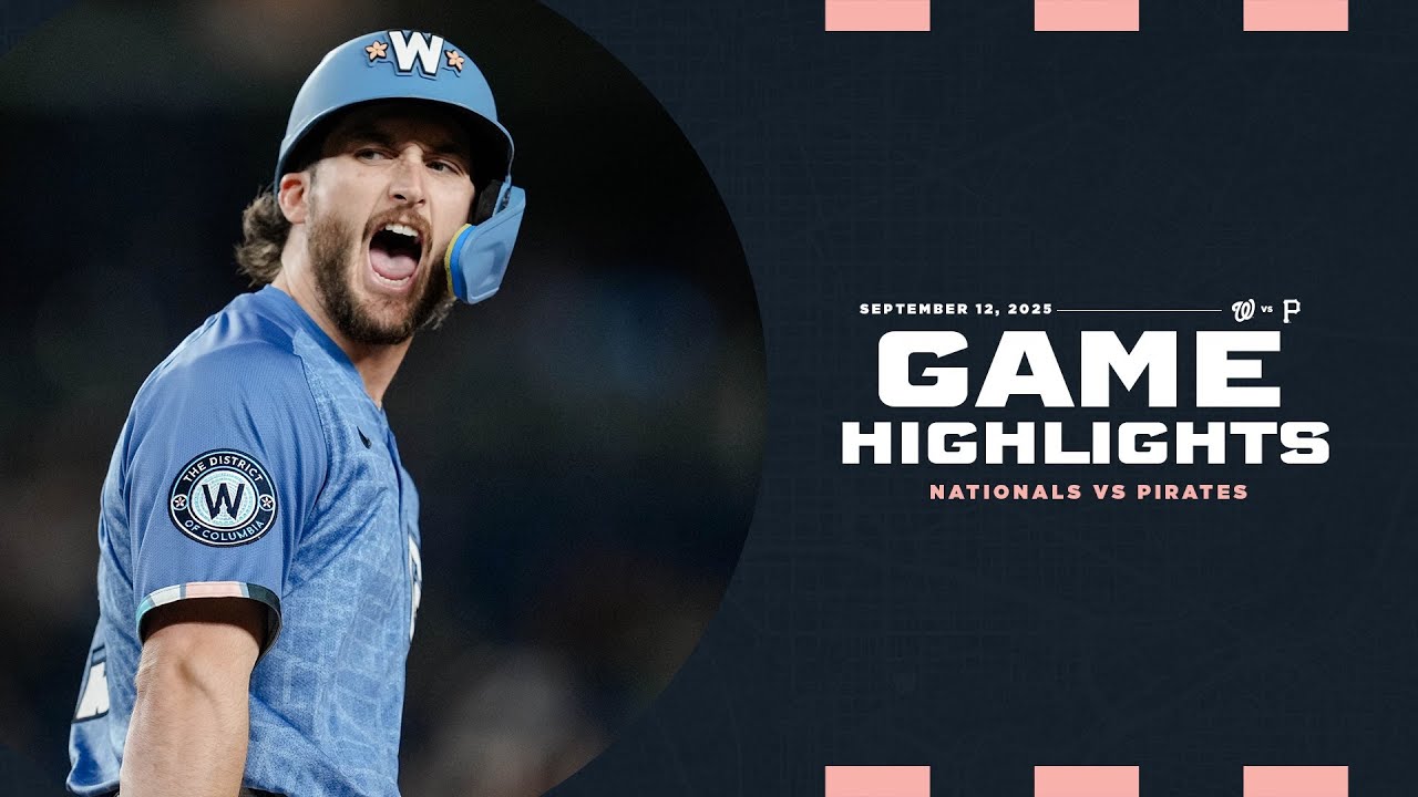 Pirates vs. Nationals Game Highlights (9/12/25) | MLB Highlights