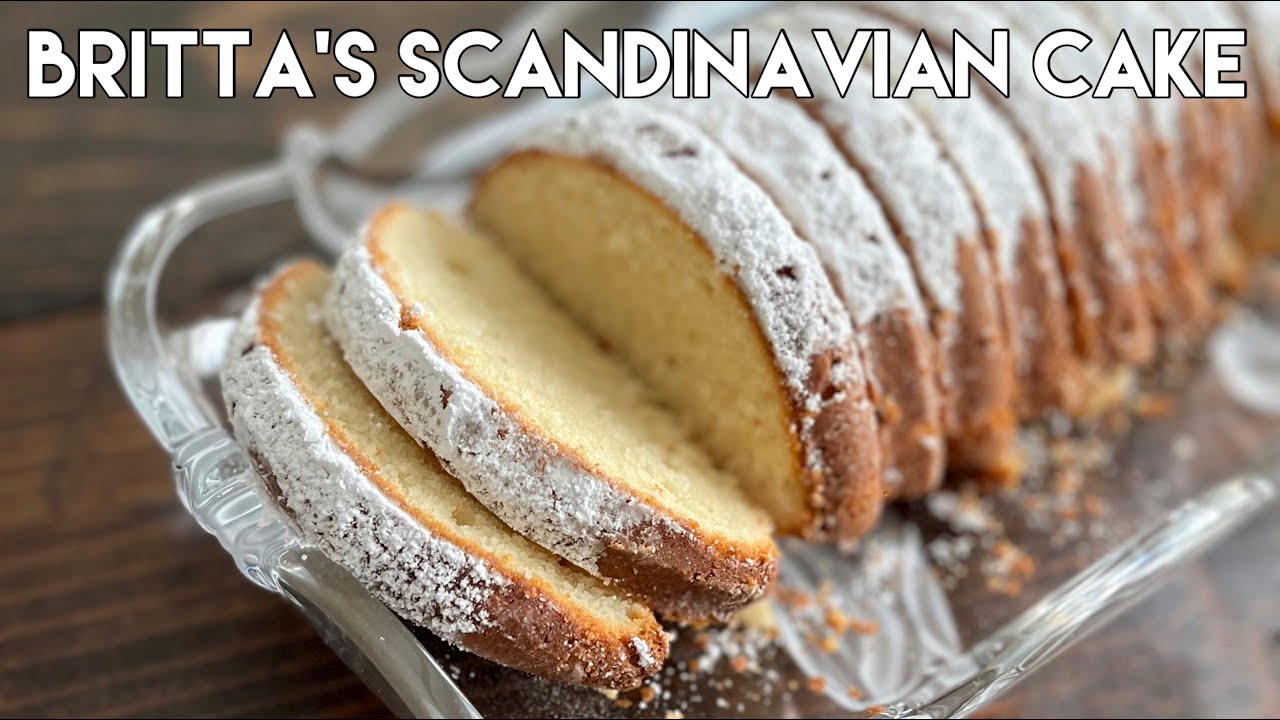 The Best Almond Cake Recipe | Scandinavian Cake | Swedish Almond Cake | Scandinavian Almond Cake