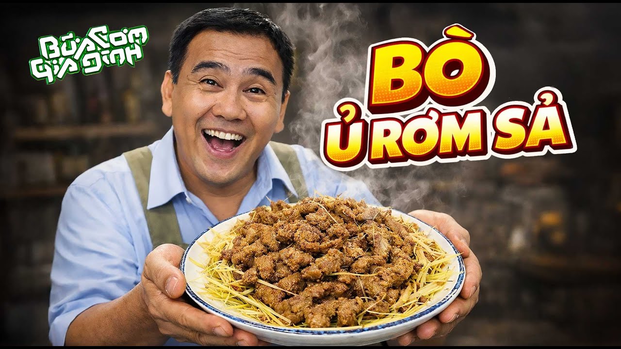 Bí mật đằng sau món BÒ Ủ RƠM SẢ khiến cánh đàn ông "mê mệt" của QUYỀN LINH | Bữa Cơm Gia Đình