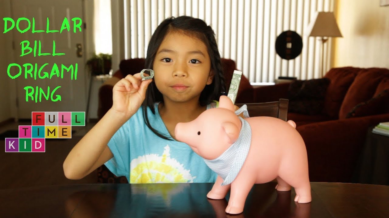 Dollar Bill Origami Ring | Full-Time Kid | PBS Parents