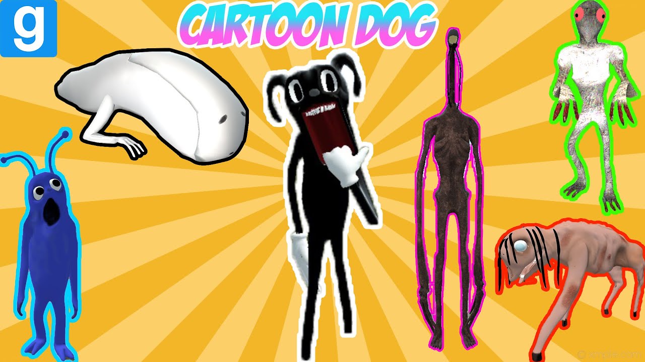 GMOD CARTOON DOG FIGHTS TREVOR HENDERSON NPCS PACK 3 (it's terrible song)