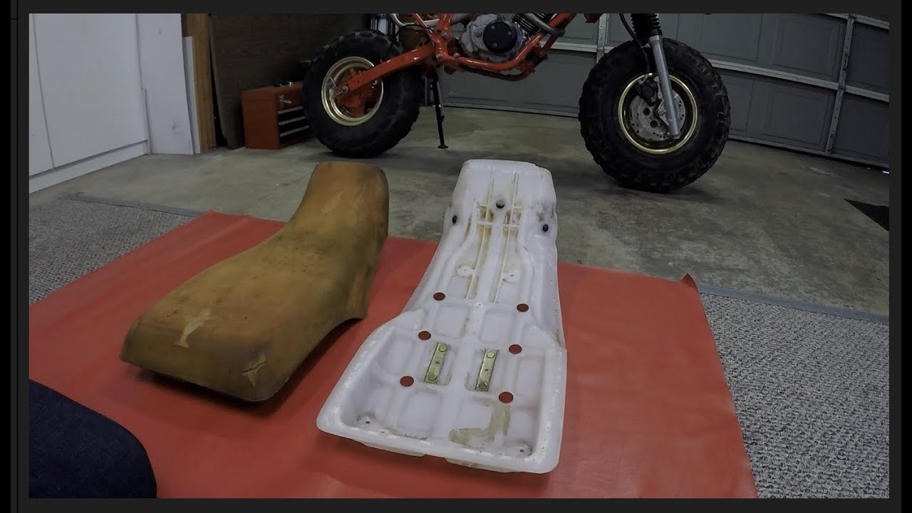 HOW TO RECOVER VINYL MOTORCYCLE SEAT