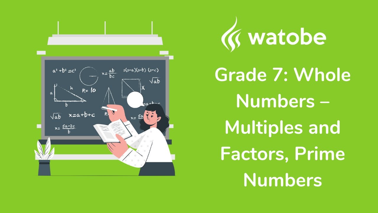Grade 7 - Whole numbers (multiples and factors, prime numbers)