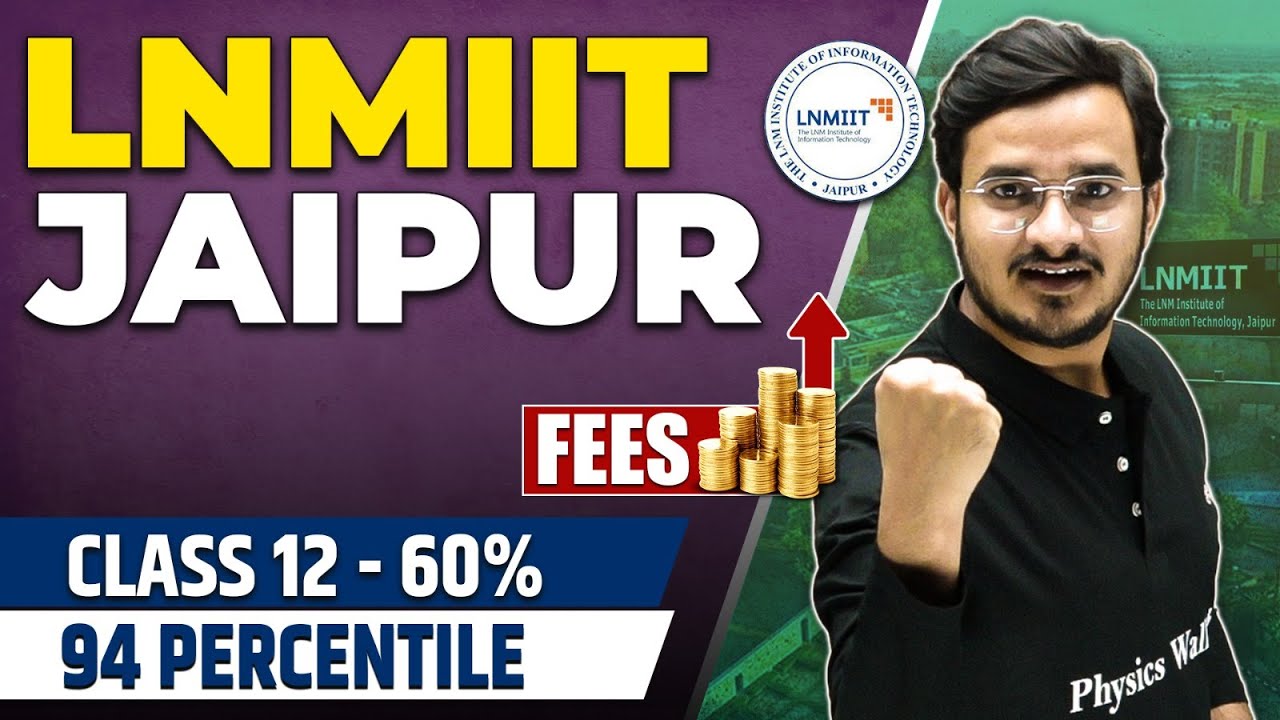 LNMIIT JAIPUR 🔥 Complete Details !! Annual CTC Upto 53.87 LPA 😍