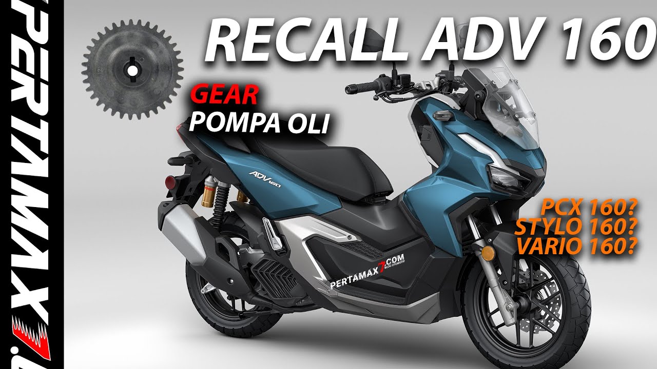 RECALL Gear Pompa Oli Honda ADV 160 Bagaimana PCX VARIO STYLO Oil Pump #adv160 #pcx160 #stylo160