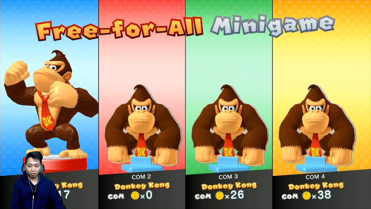 Mario Party 10 Amiibo Party - Donkey Kong Amiibo Player - Dongkey Kong Board (Master Difficulty)