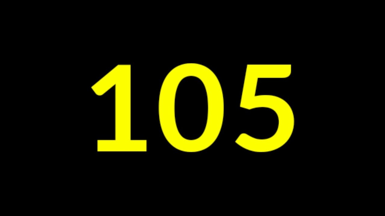 105 Seconds Countdown Timer With Sound Effect