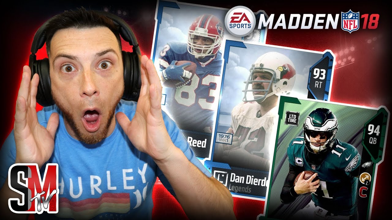 LIMITED EDITIONS FOOTBALL OUTSIDERS & NEW LEGENDS! PULLING FIRE FANTASY LEGEND PACKS - MADDEN NFL 18