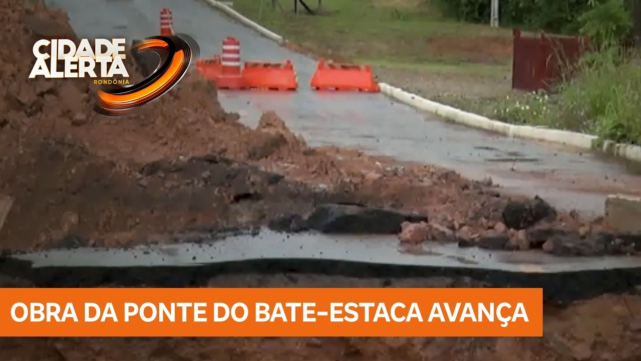 Materiais chegam para construção de nova ponte