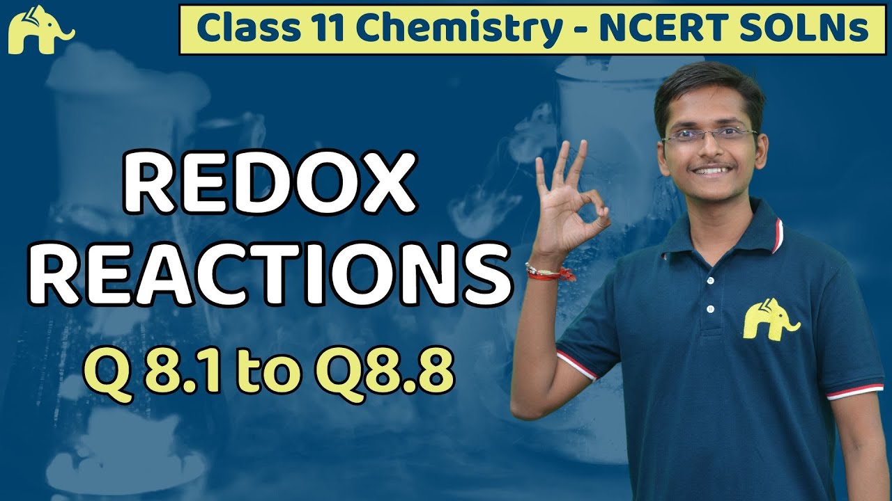 Redox Reactions Class 11 Chemistry | Chapter 8 Ncert Solutions Questions 1-8