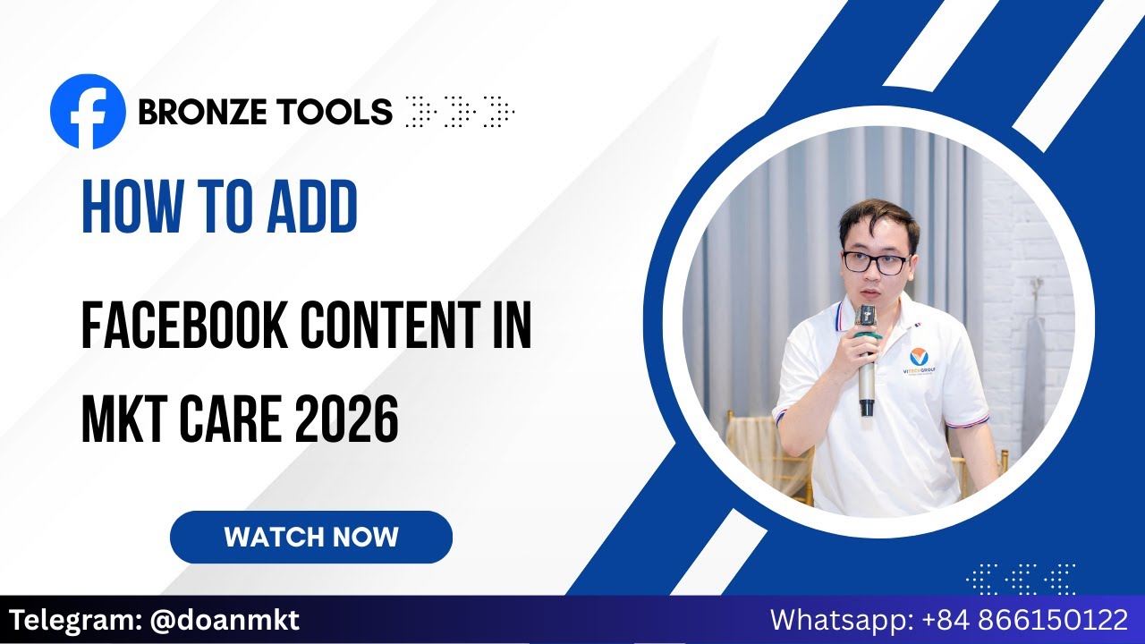 How To Add Contents To MKT Care 2026 | Facebook Bot
