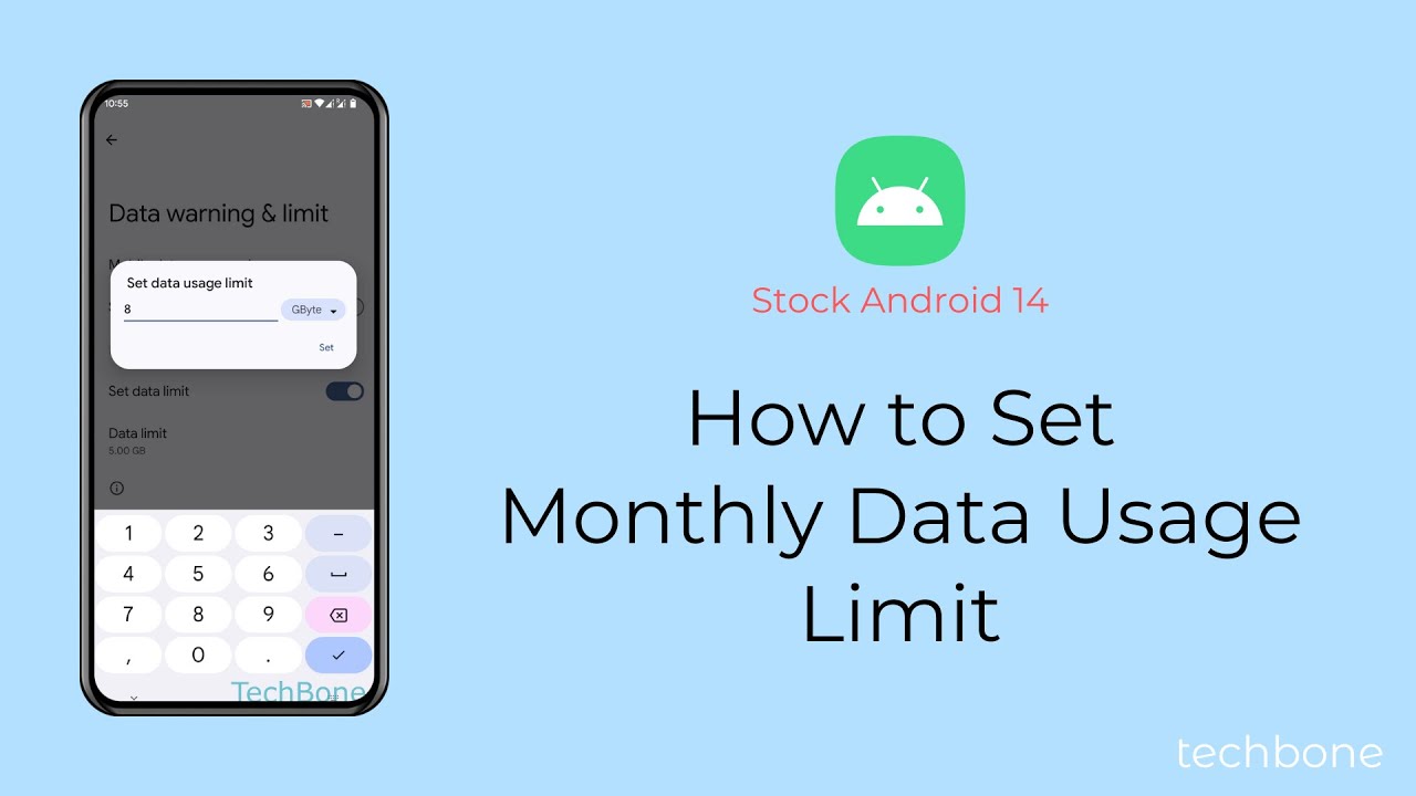 How to Set Monthly Data Usage Limit [Android 14]