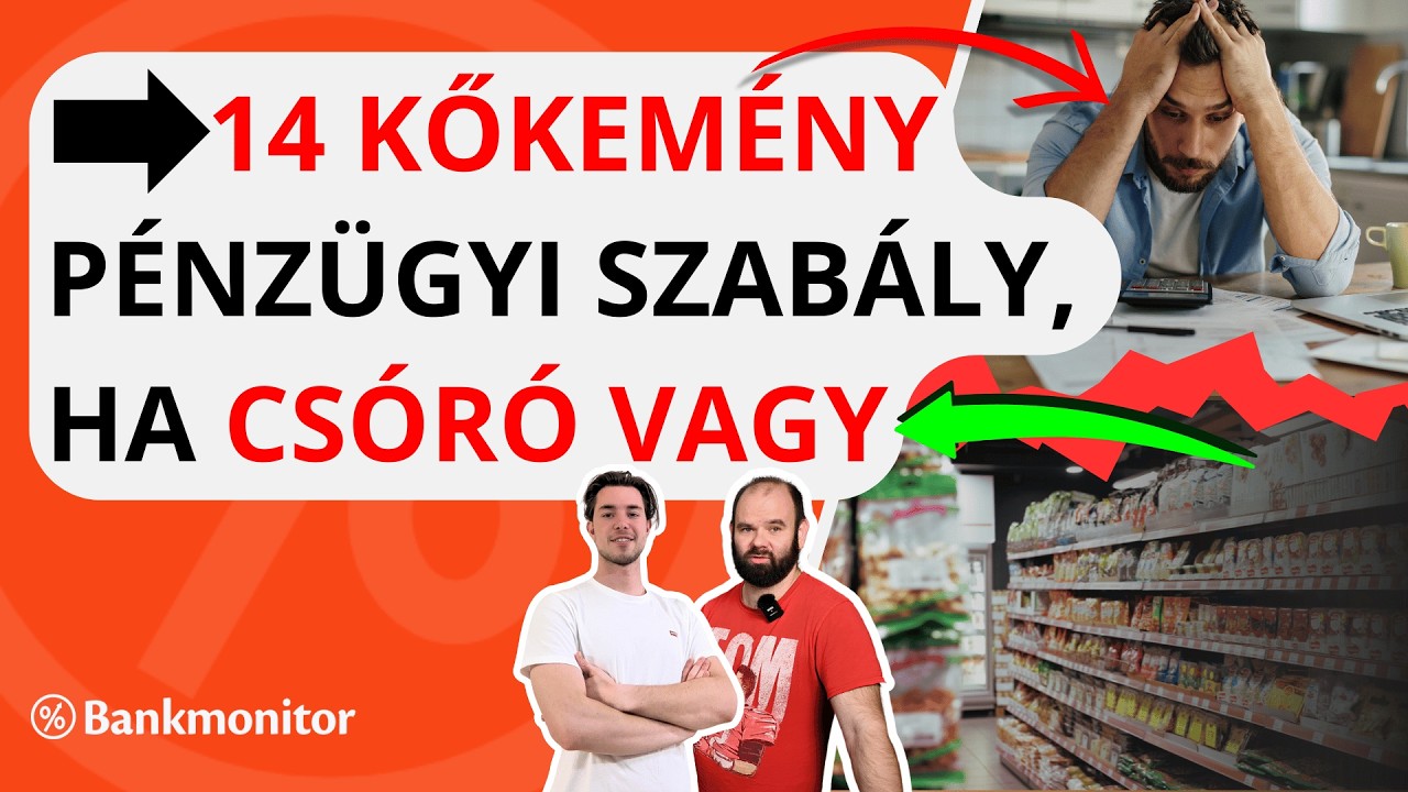 Ha csóró vagy, ezt a 14 pénzügyi szabályt MUSZÁJ betartanod