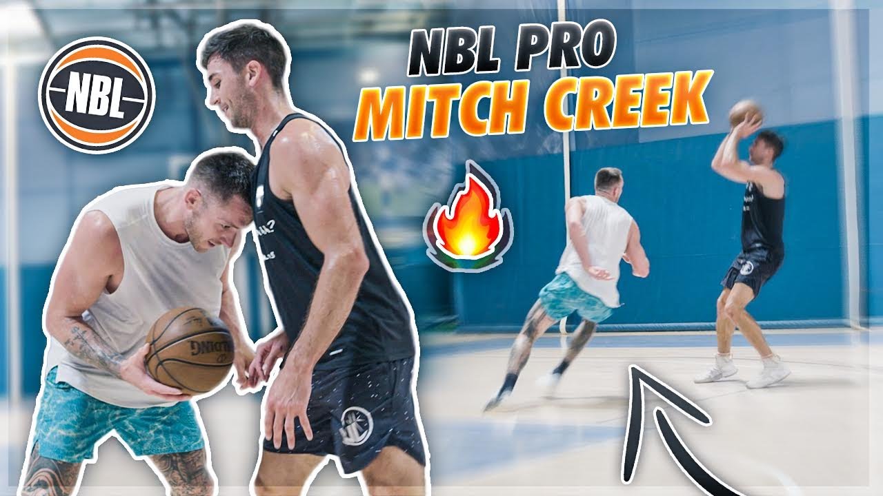 1v1 Against NBA/NBL Big Man Mitch Creek Gets Intense!! 😱