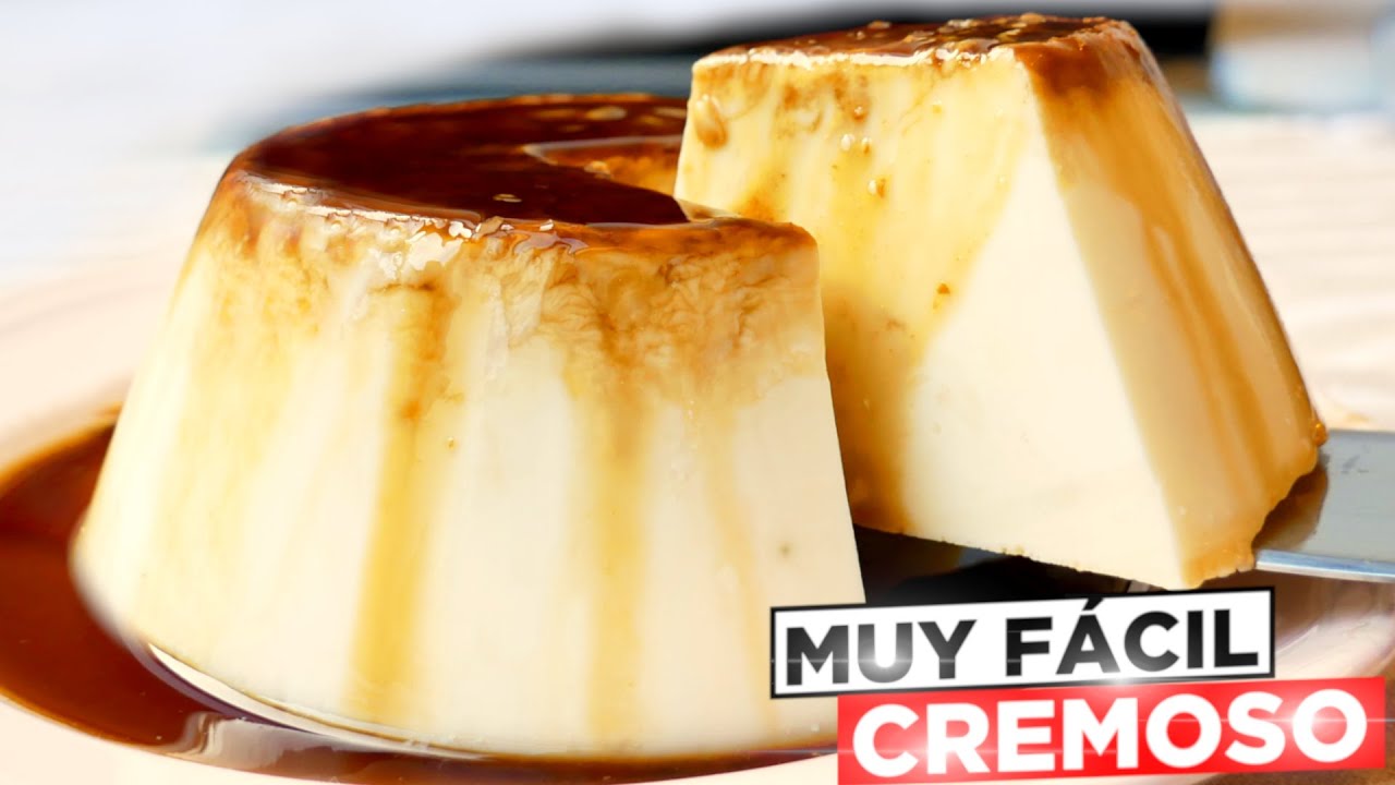 ¡FLAN DE NATA en 4 MINUTOS! 😍 El POSTRE MÁS CREMOSO 😜🍮 SIN HUEVOS y SIN HORNO.
