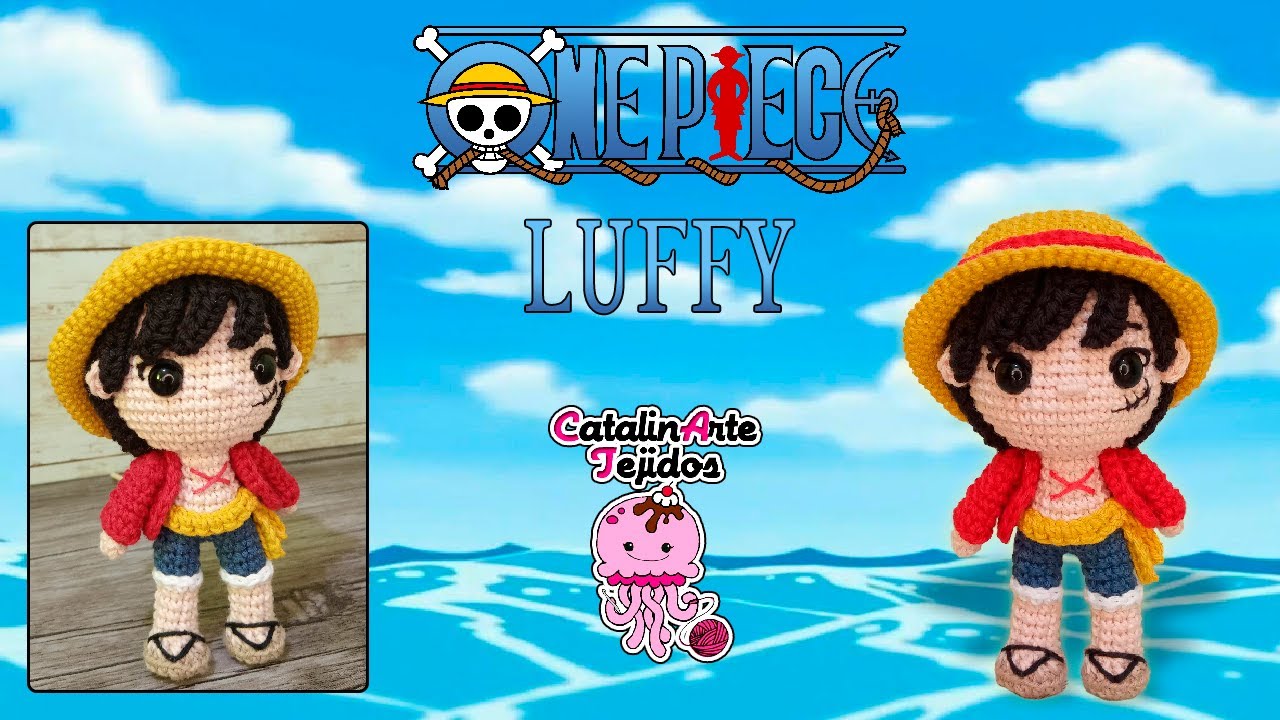 Monkey D. Luffy amigurumi | CatalinArte Tejidos