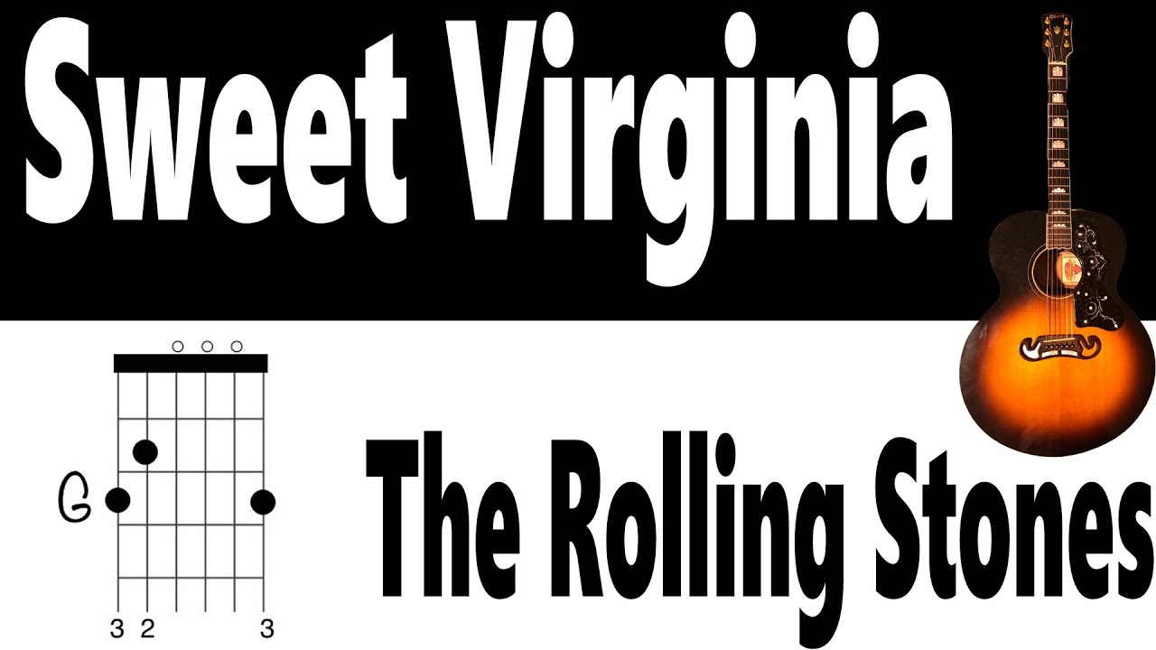 Sweet Virginia The Rolling Stones Guitar Lesson Intro