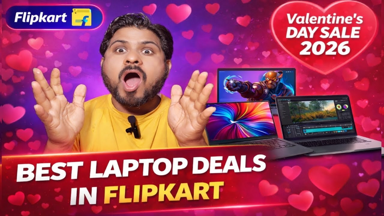 Best Laptop deals in flipkart Valetine days sale 2026