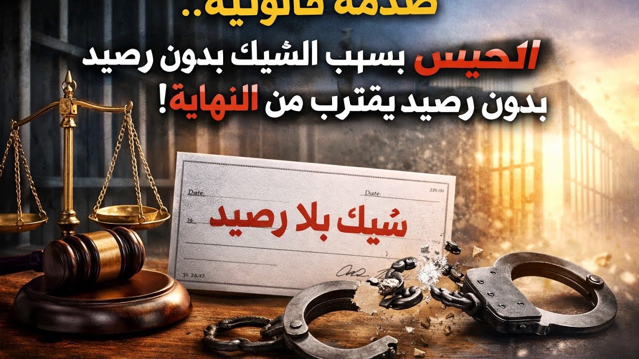 صدمة قانونية.. الحبس بسبب الشيك بدون رصيد ما بقاش!!!
