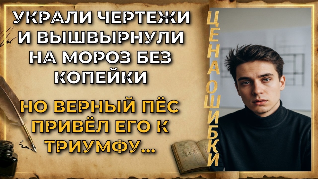 Украли чертежи и вышвырнули на мороз без копейки. Но верный пёс привёл его к триумфу…