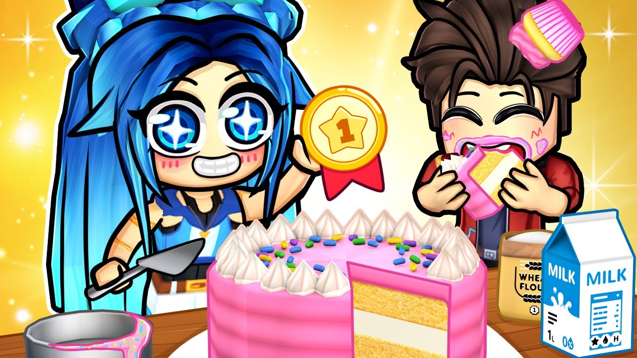 Decorating YUMMY CAKES in Roblox!