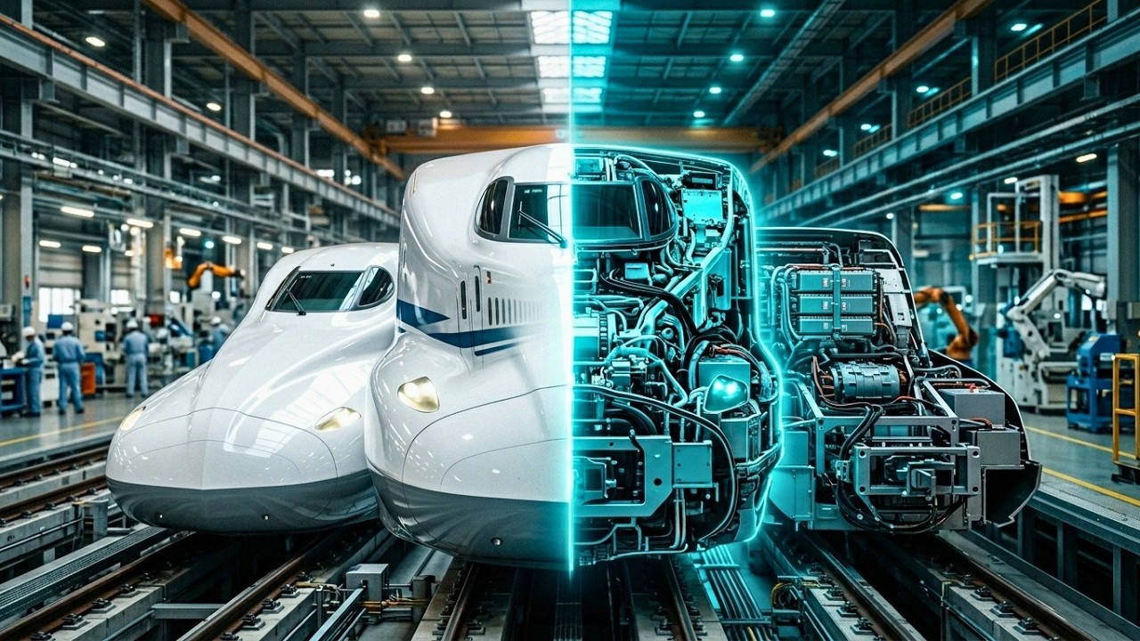 Inside Japan’s $200,000,000 N700S Shinkansen Factory — Why It Costs So Much