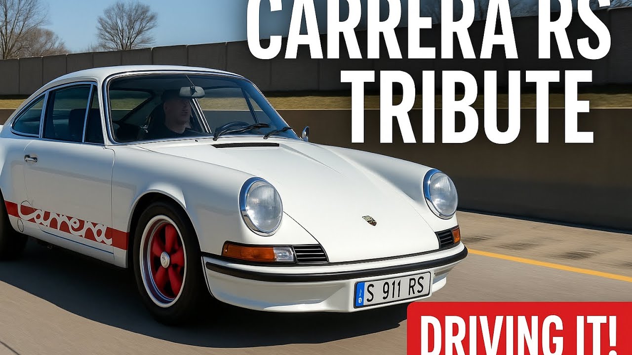 Porsche early hotrod 911 driving it!