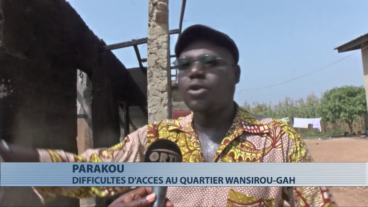 Parakou : difficultés d'accès au quartier Wansirou Gah